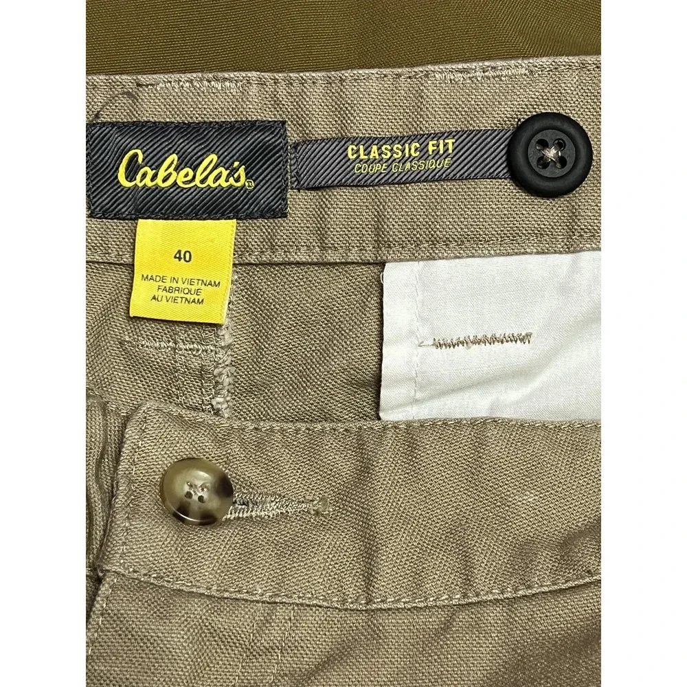 Cabela's Pants Mens‎ 40 Classic Fit Nylon Overlay Outdoor Hunting Durable
